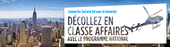 Concours Décollez en classe affaires