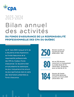 Bilan 2023-2024 du Fonds d'assurance 