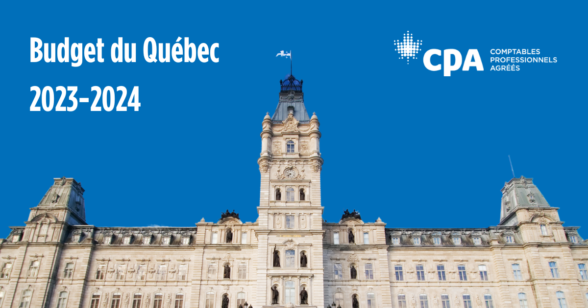 presentation budget quebec